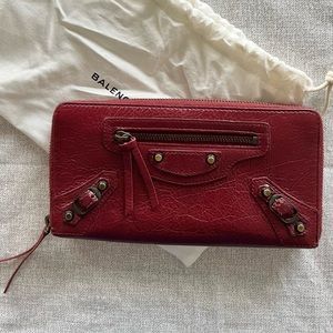 Balenciaga Continental Zip Around Wallet